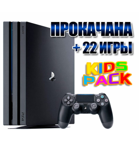 PlayStation 4 PRO 1 TB БУ + 22 гри #802